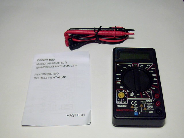 M830BZ Mastech 