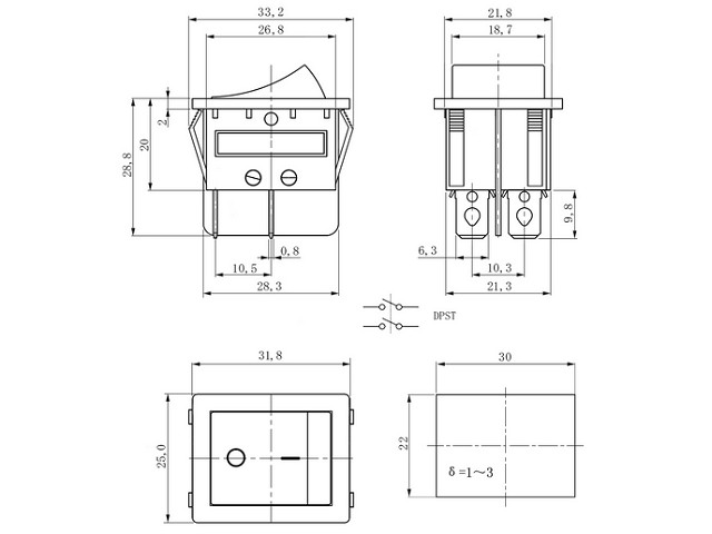 KCD4-201N-C3-R/4P   4c 220V 25*30 (621)