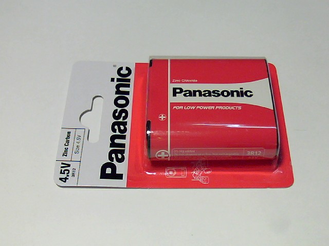 3R12  Panasonic Zinc Carbon