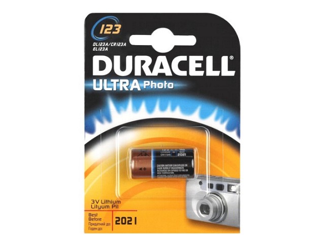 A123 (CR123)  Duracell 3