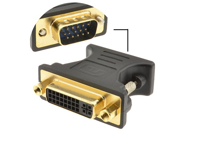  HD 15 PIN (VGA) .- DVI-D .   5-884G