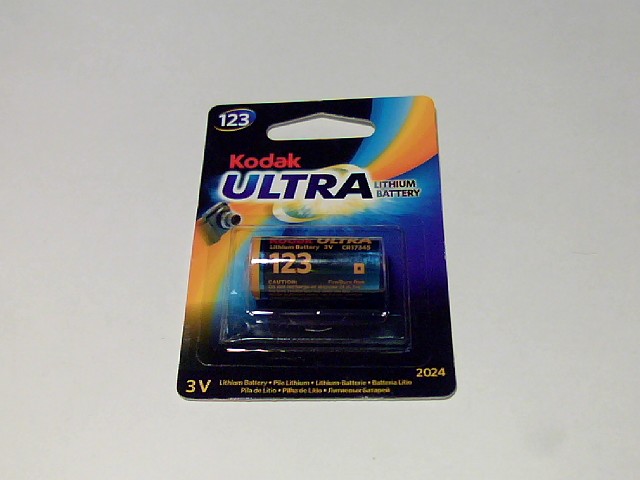 CR123 (A123)  Kodak 3