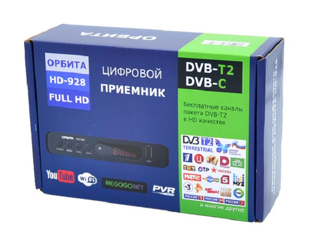  DVB-T2/  HD928 + HD  (2 USB, 3.5-jack, Wi-Fi)