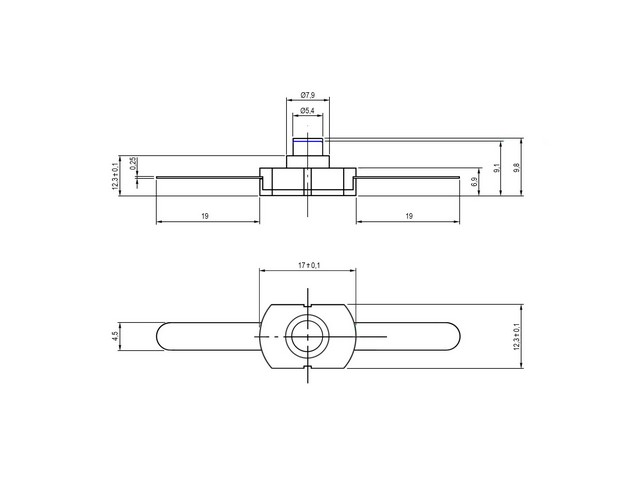  PBS-101C551   1,5A 250V ON-OFF