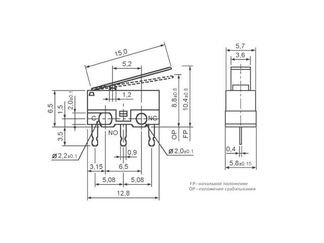 DM1-01P-30  125V 1A