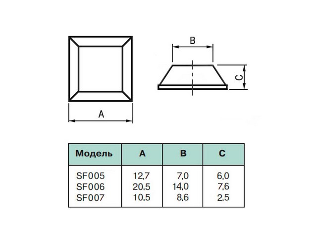   SF-006 (20.5x14x7.6 mm)