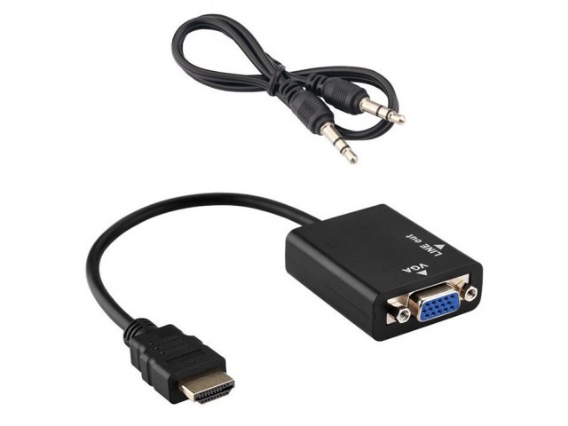   HDMI -  VGA + Audio L/R (..3,5) OT-AVW21