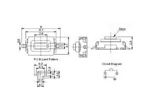   6*3*3,5 IT-1181A W=0.6mm