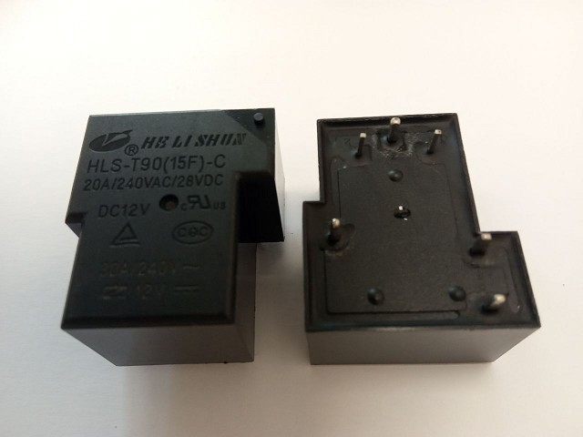  HF105F-1/012D6-1Z  (HLS-T90(15F)) 12VDC 30A .1 Helishun