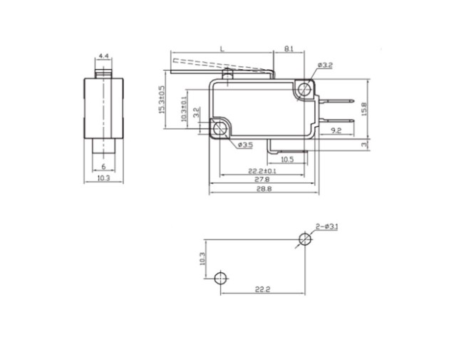 MSW-02B on-on  5A 250VA