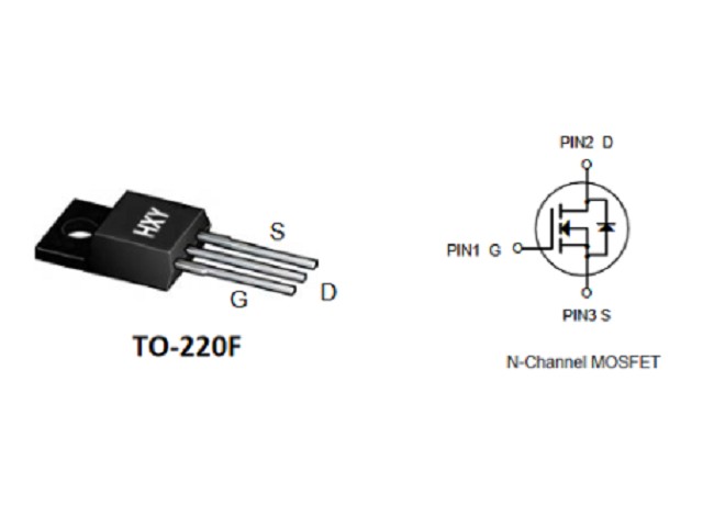 12N65  MOSFET 12A 650V NPN TO-220