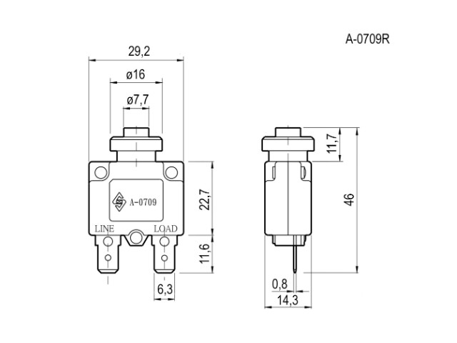 A-0709R 15A  
