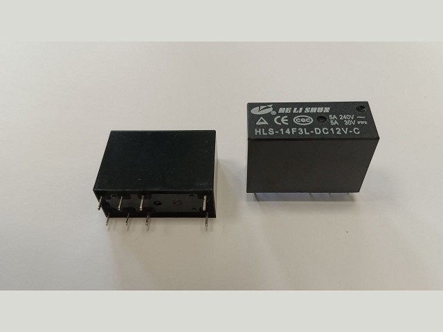 ���� HF140FF/012-2ZT (HLS-14F3-L-DC12V-C) 5A-����.1� Helishun