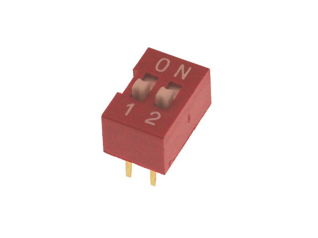 DS1040-2 DIP SWITCH 12 2.54mm 